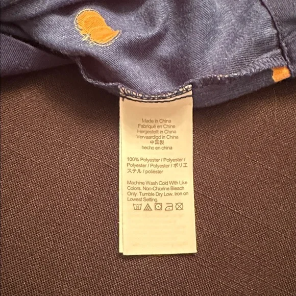 Crewcuts by J Crew navy pumpkin dress size XS (4-5) - Picture 6 of 6